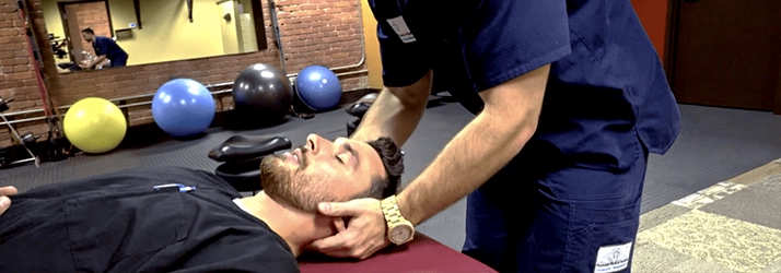 Chiropractic Pittsburgh PA Patient Receiving Adjustment